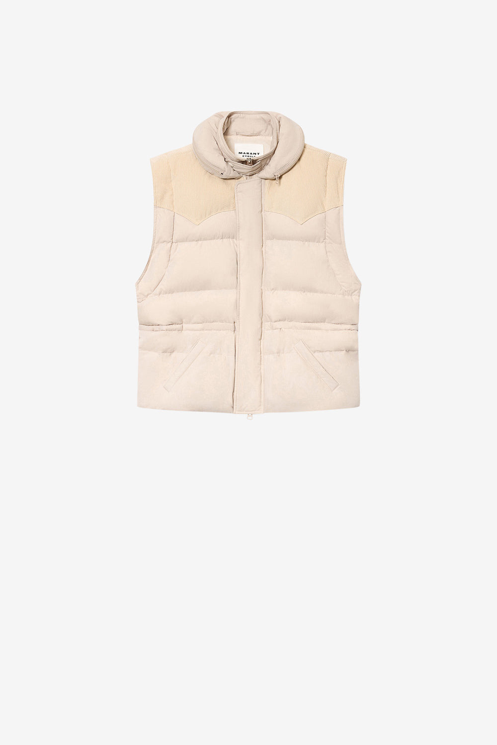 Olfa quilted vest - Ecru - Woman - 1