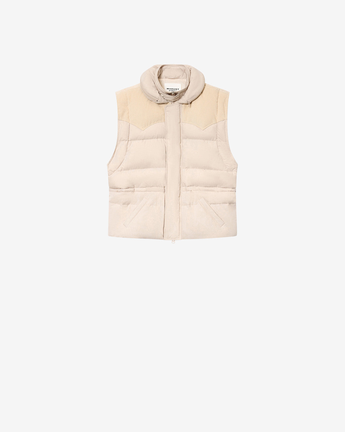 Olfa quilted vest - Ecru - Woman - 5