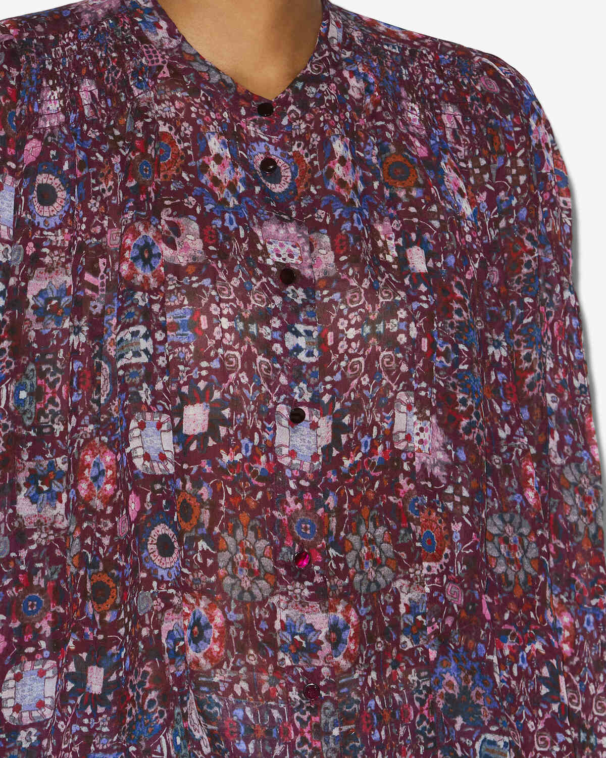 Bluse noeline Woman Plum 2