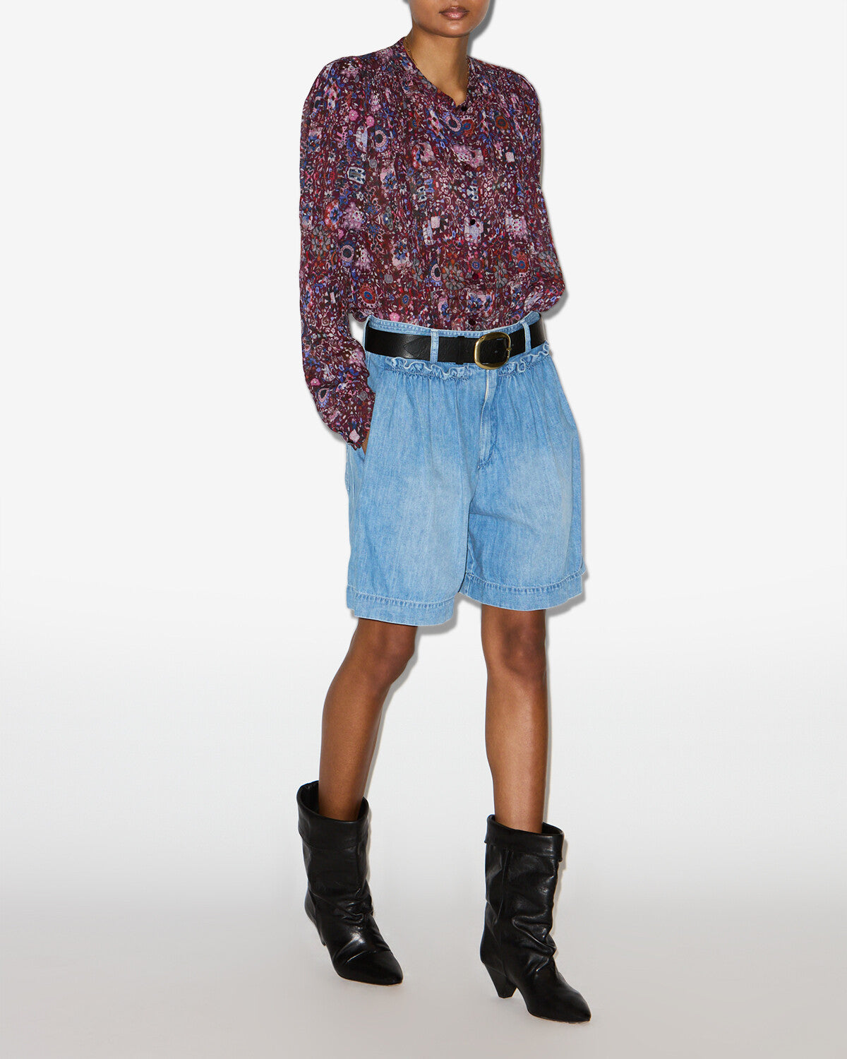 Bluse noeline Woman Plum 4