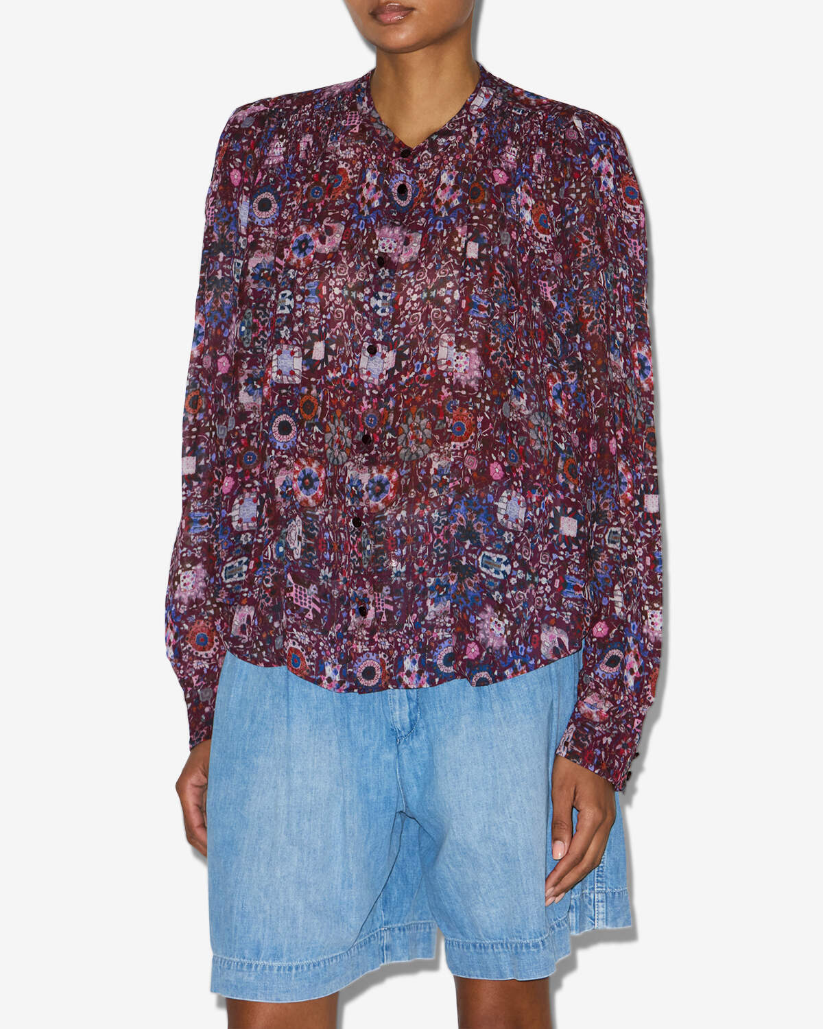 Bluse noeline Woman Plum 5