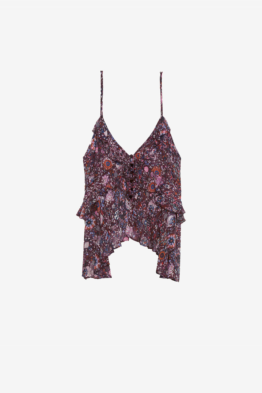 Briara strappy top - Plum - Woman - 1