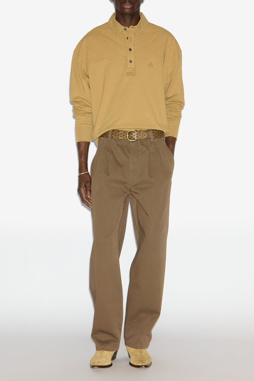 Langärmeliges poloshirt kian - Bronze - Man - 2