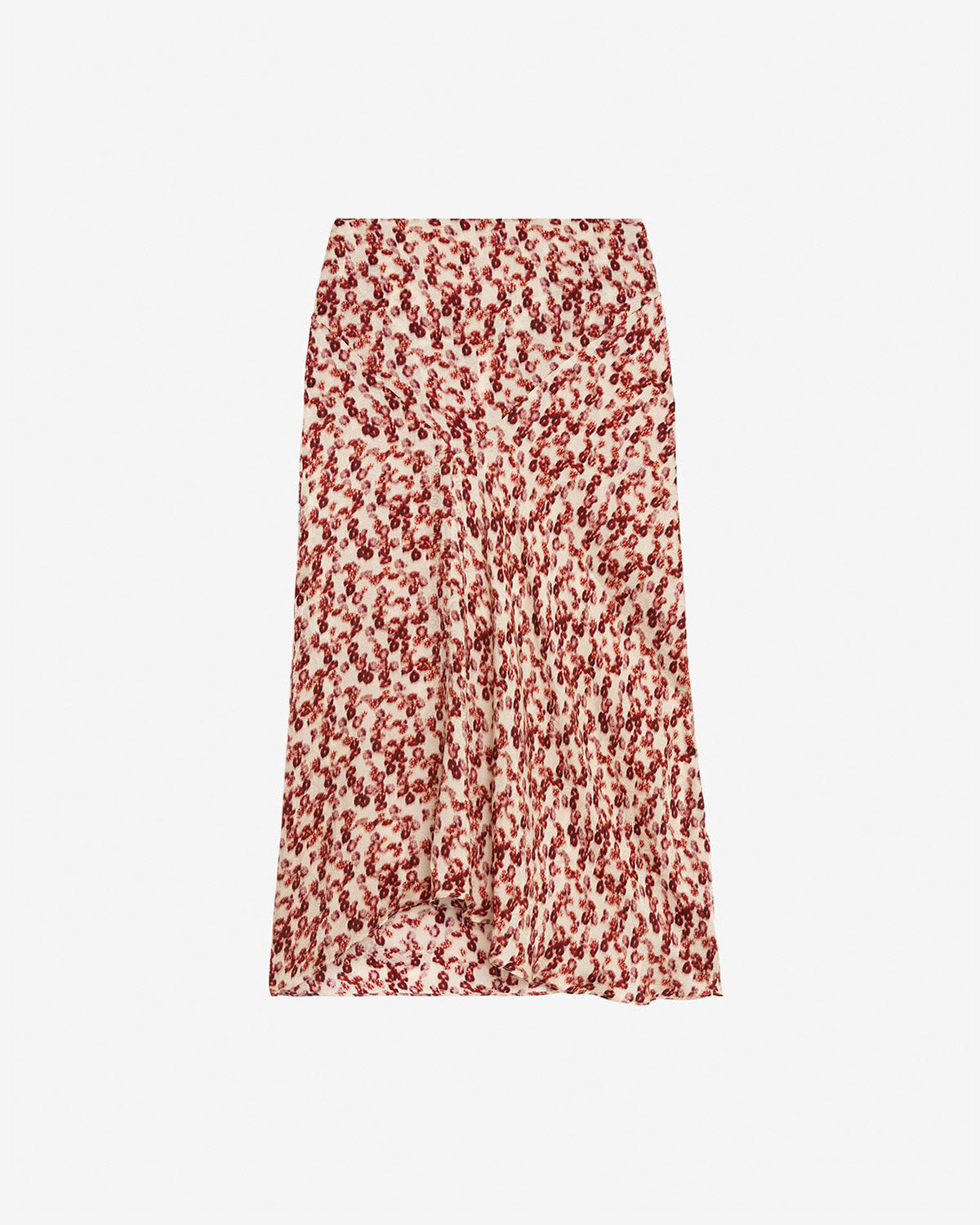 Gonna midi lisanne in jacquard con motivo - Garnet - Woman - 4