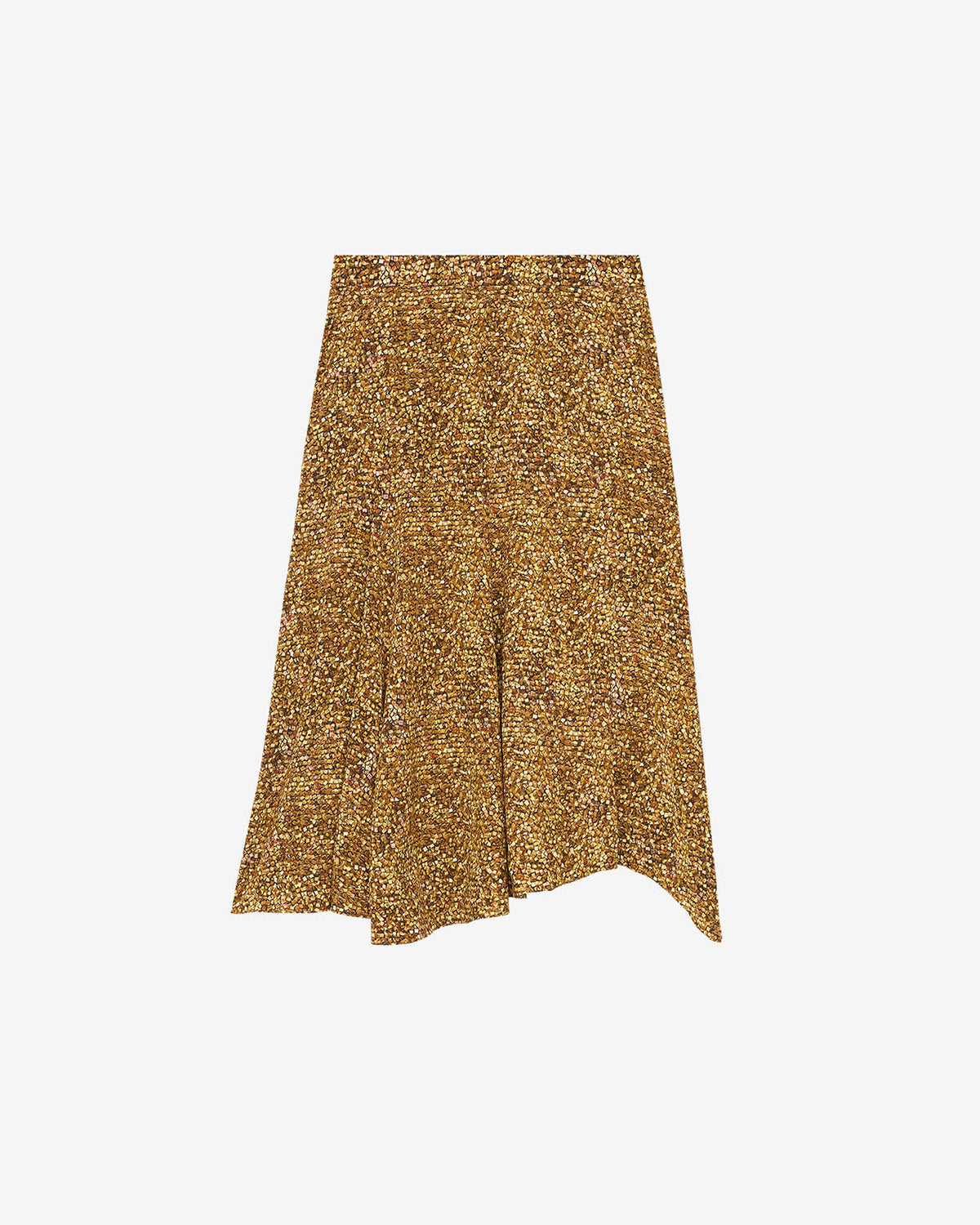 Hortensia printed midi skirt - Ochre - Woman - 5