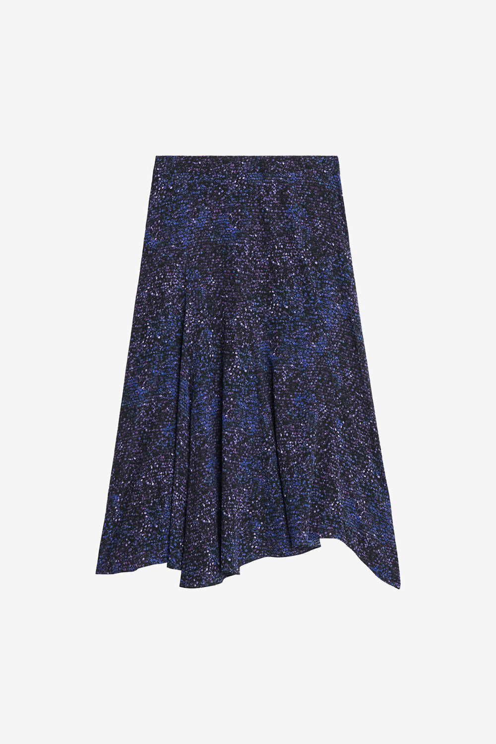 Gonna hortensia midi stampata - Midnight - Woman - 1