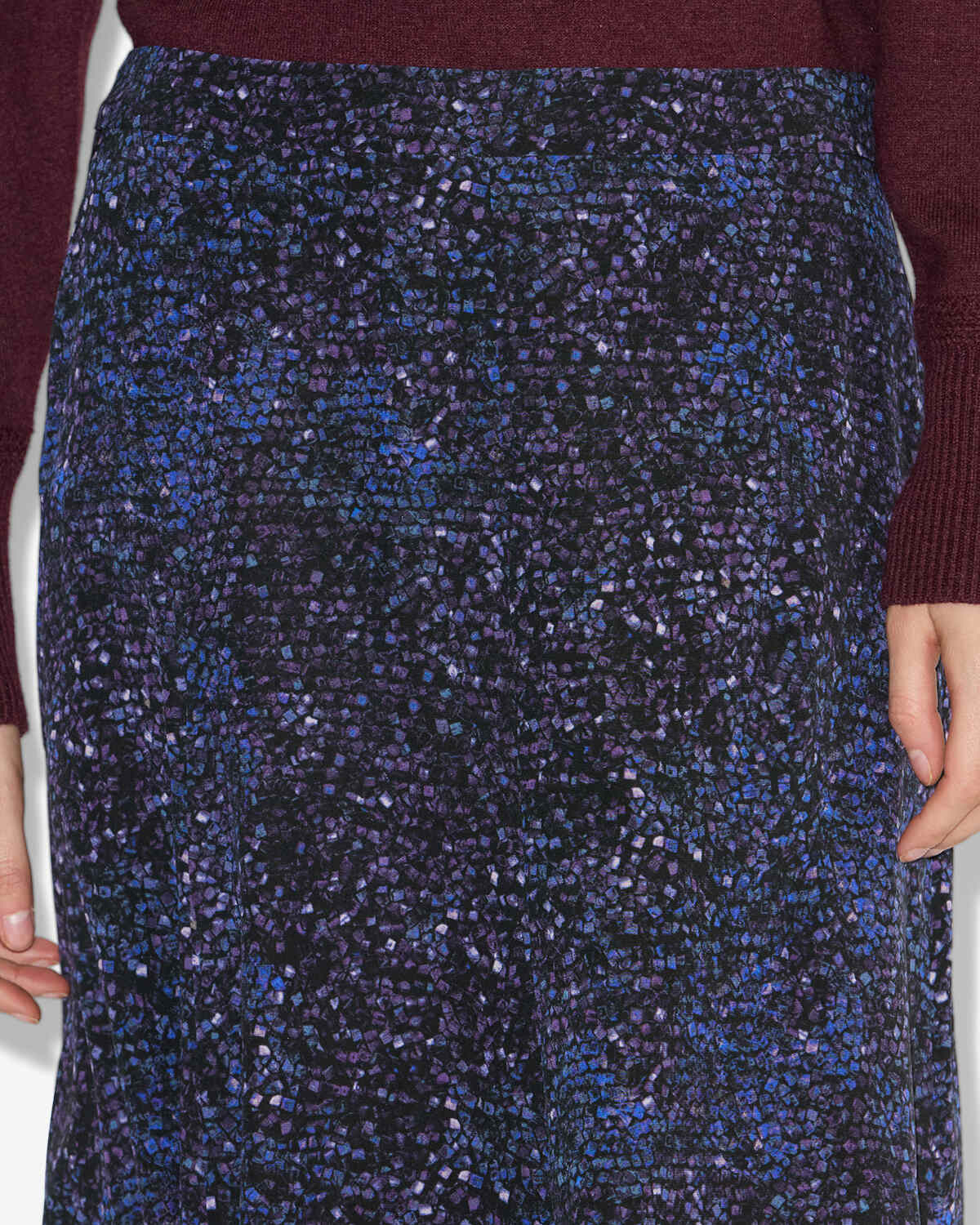 Hortensia printed midi skirt - Midnight - Woman - 2