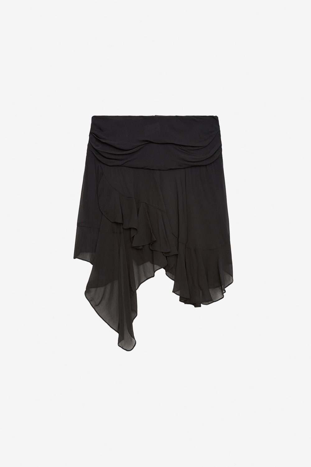 Berenicia short frilly skirt - Black - Woman - 1