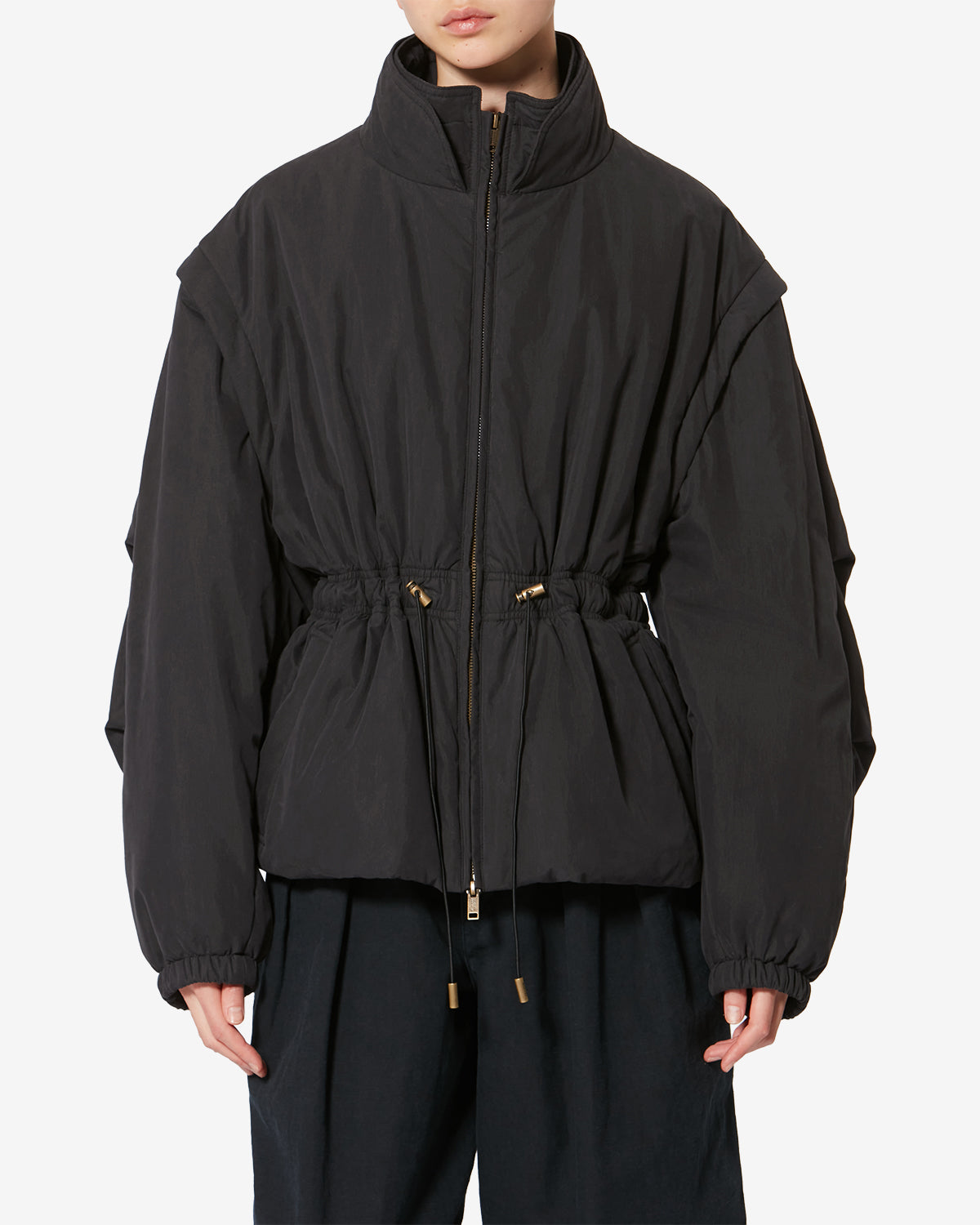 DASTYNI COAT Woman black | ISABEL MARANT Official online store