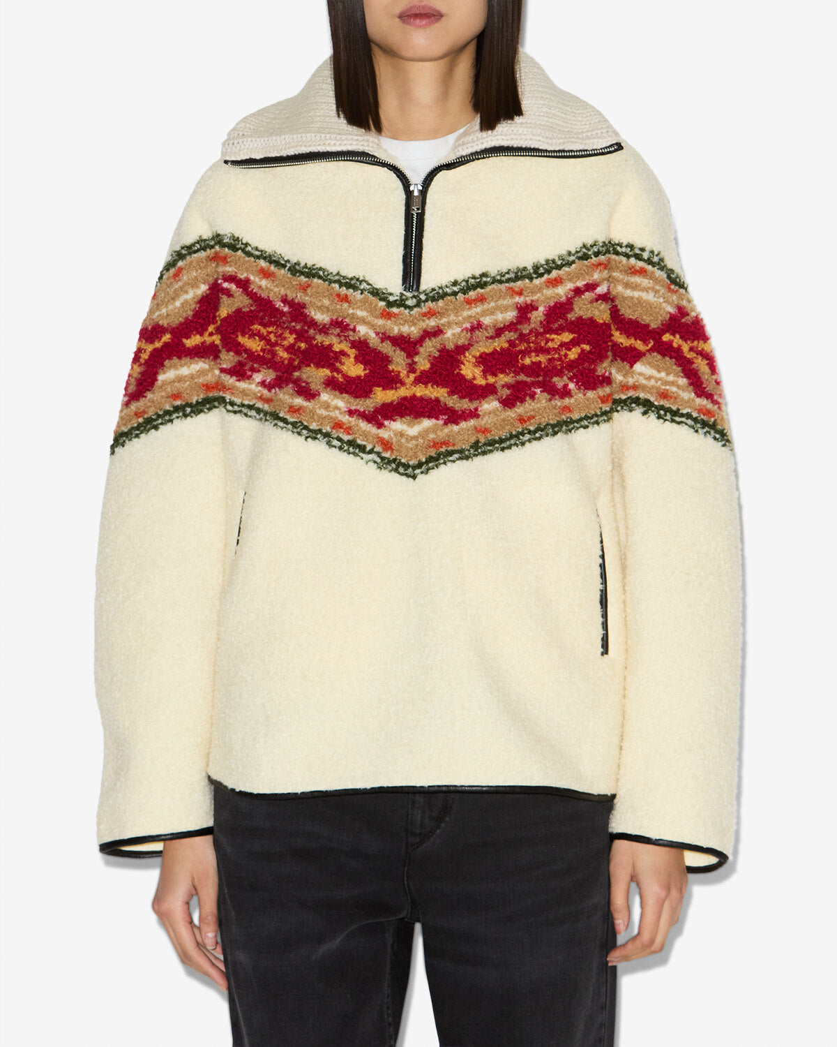 Mantel marner Woman Naturfarben 4