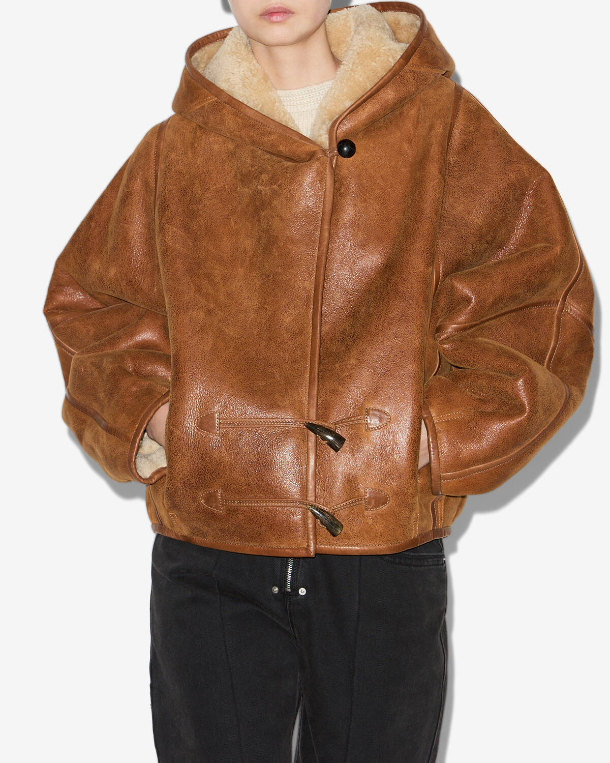 Amiel coat Woman Cognac 4