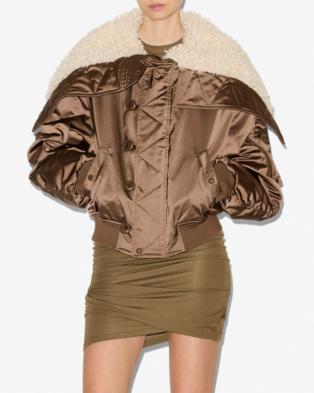 Elisa coat Woman Khaki 4