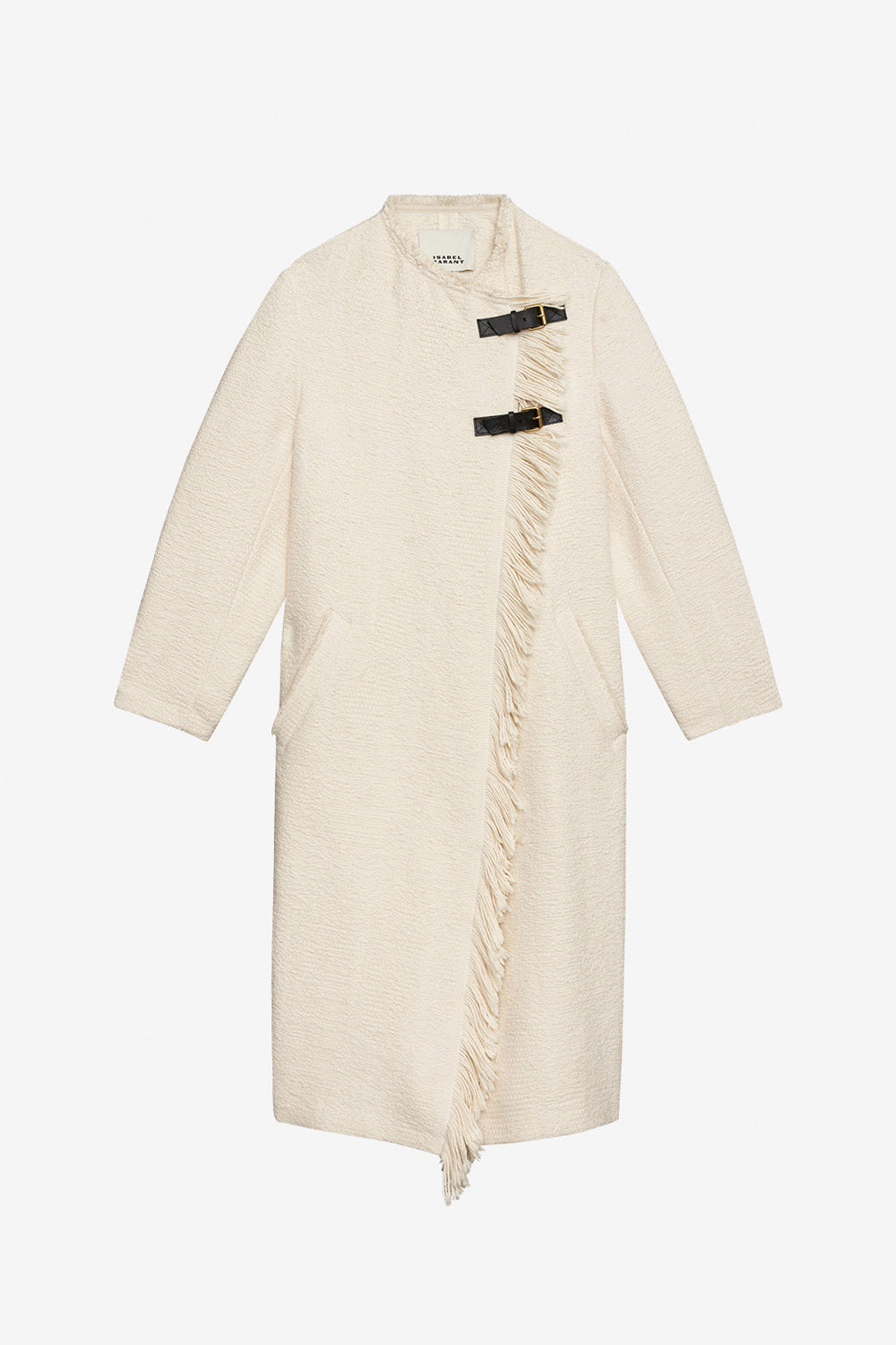 Gameia cotton and linen coat - Ecru - Woman - 1