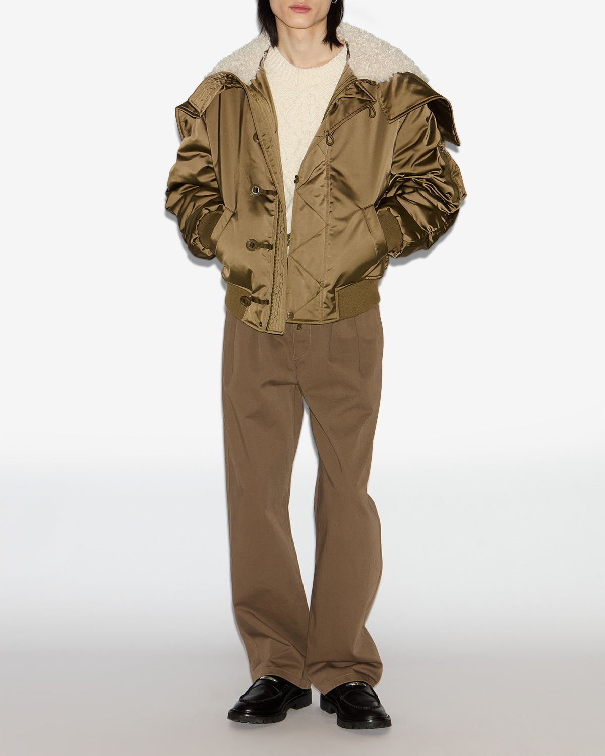 Elroy coat Man Khaki 4