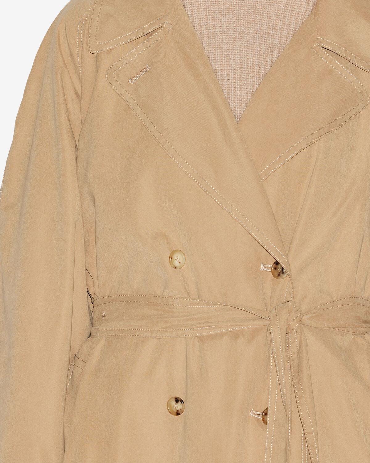 Manteau trench fluide elea  - Beige - Woman - 2