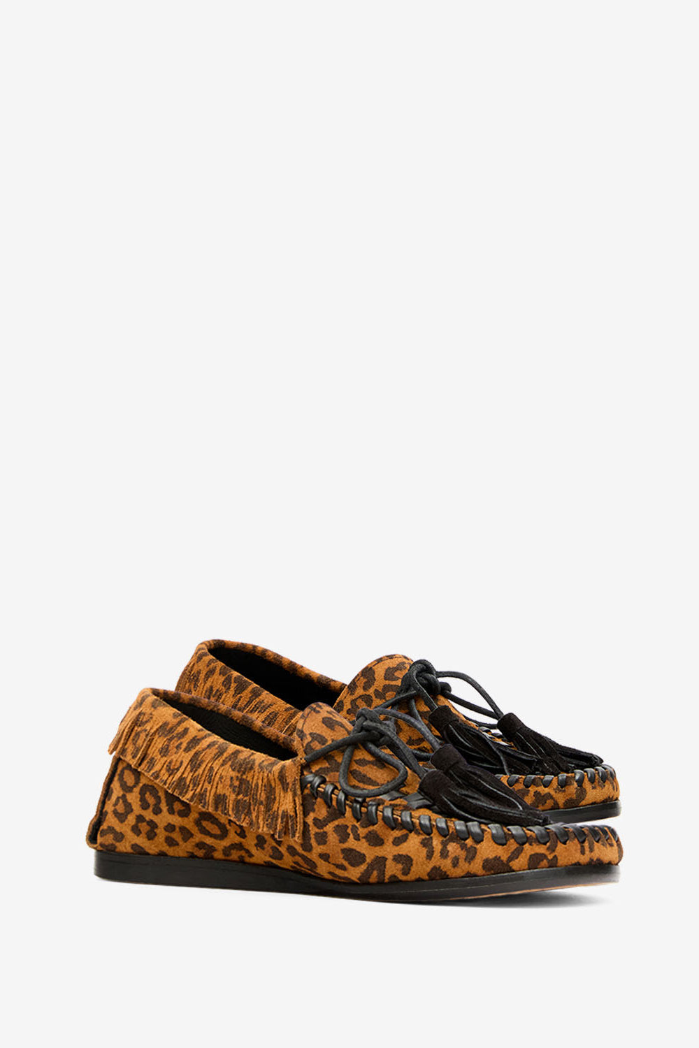 Fitza プリントレザー製 モカシン - Leopard - Woman - 3
