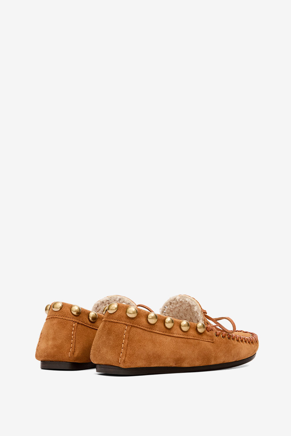 Fitza ファー付きレザー製 モカシン - Cognac-gold - Woman - 2