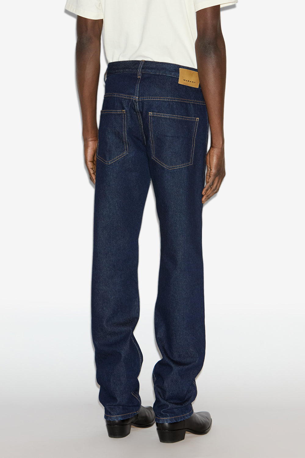 Pantalon lewys en denim brut - Foncé nuit - Man - 5