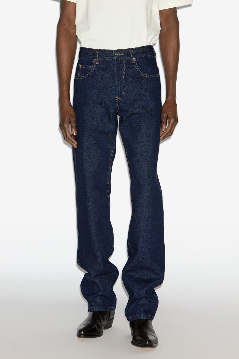 Pantalon lewys en denim brut - Foncé nuit - Man - 4