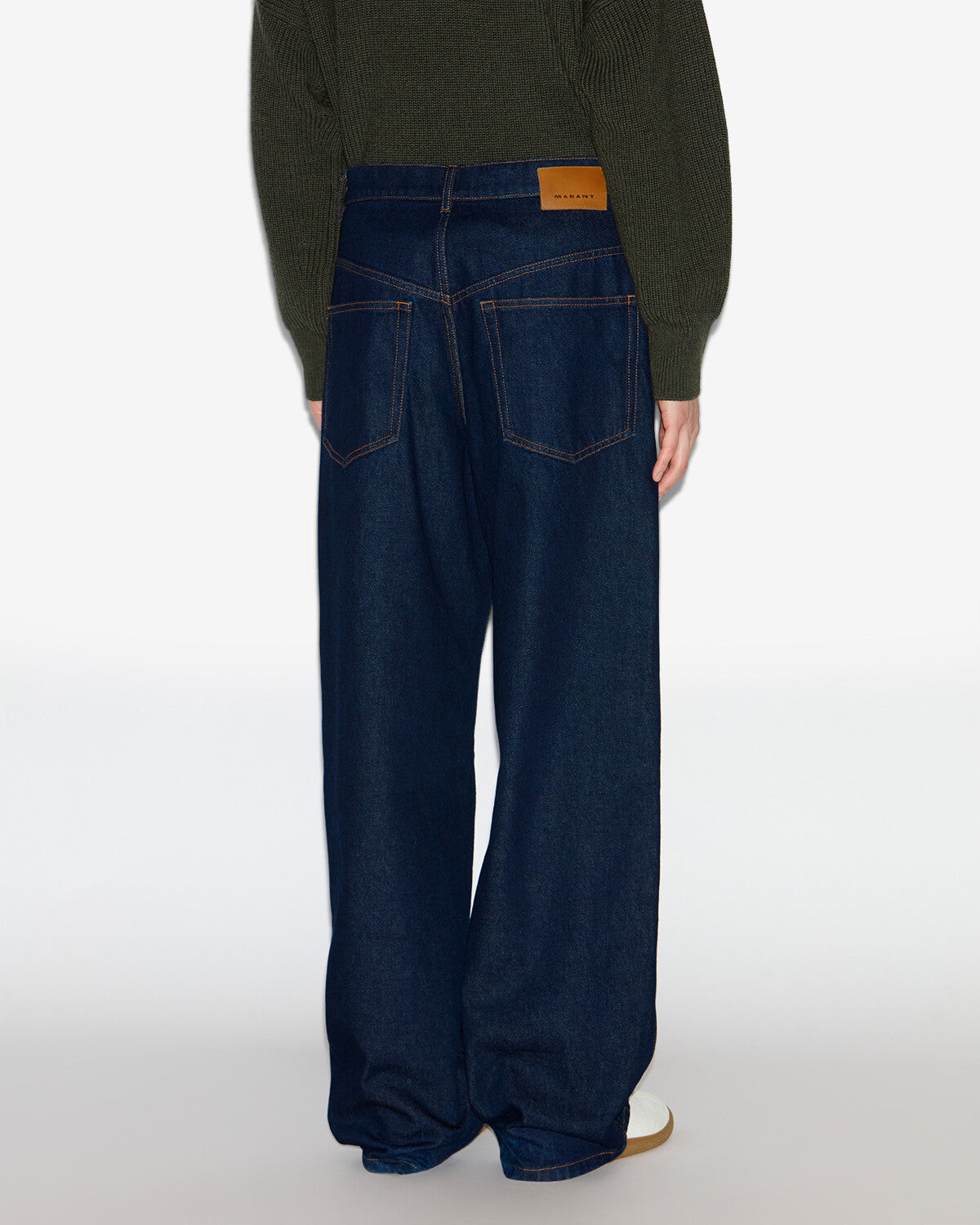Vaquero jameson amplio de denim sin rematar - Dark midnight - Man - 4