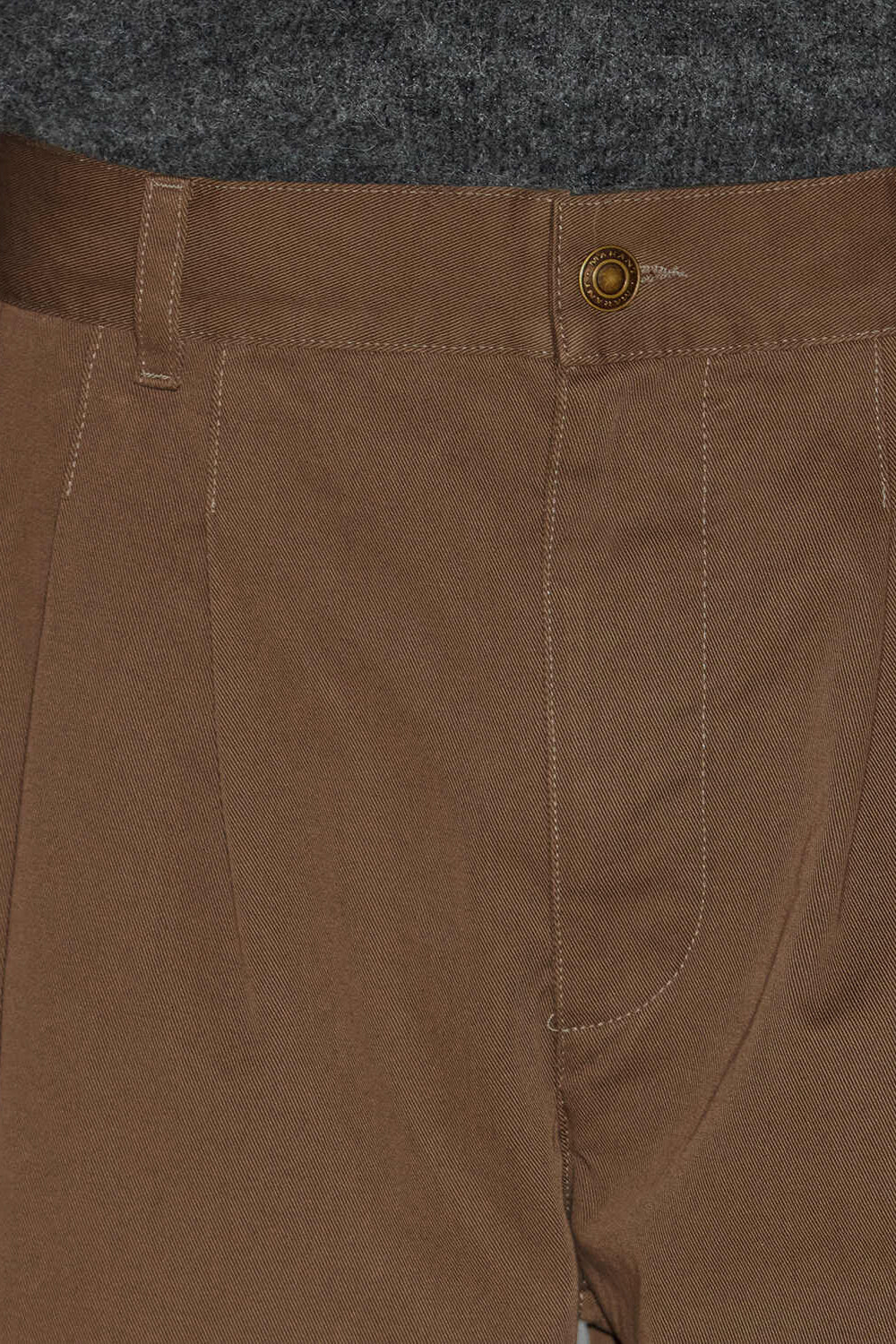 Pantalon kostin en sergé de coton - Mocha - Man - 3