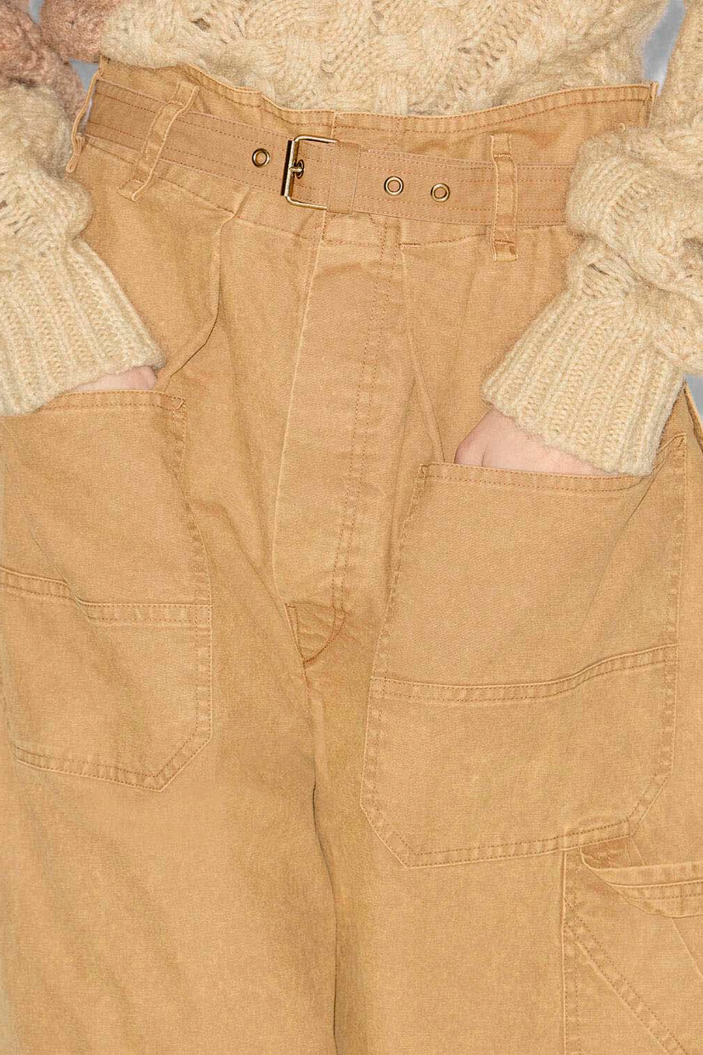 Mathilda コットン製 ワークウェアパンツ - ブロンズ - Woman - 3