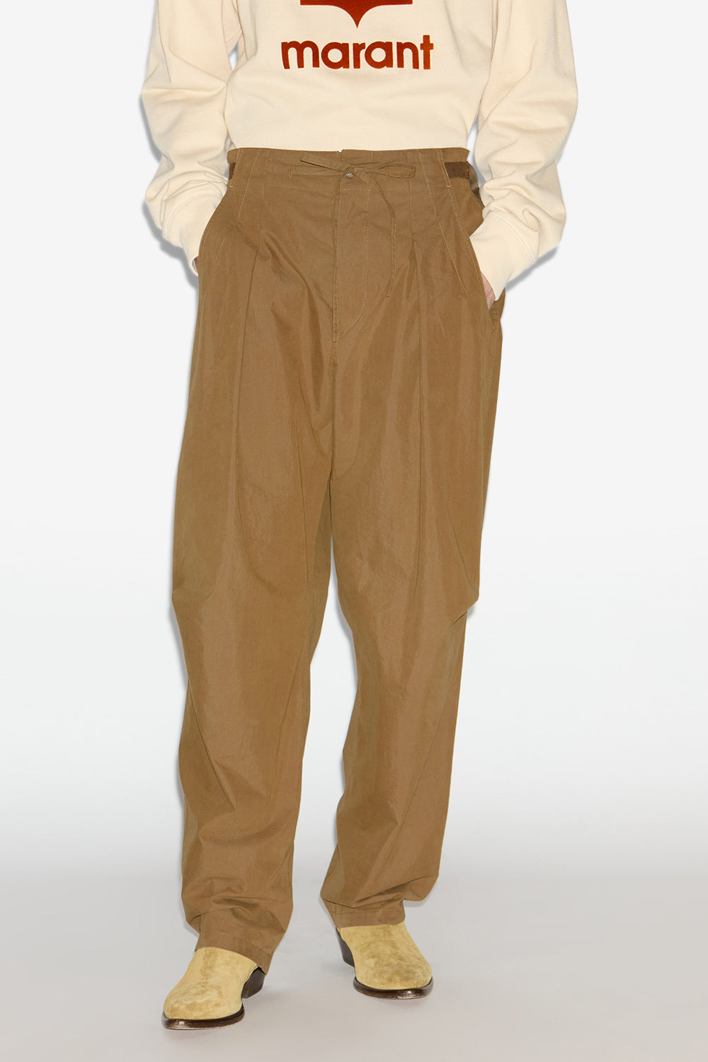 Deyann 면 팬츠 - 카키색 옷감 - Man - 3