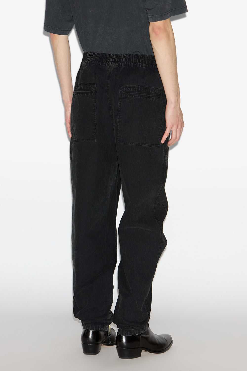 Pantalon tils en coton - Noir délavé - Man - 4