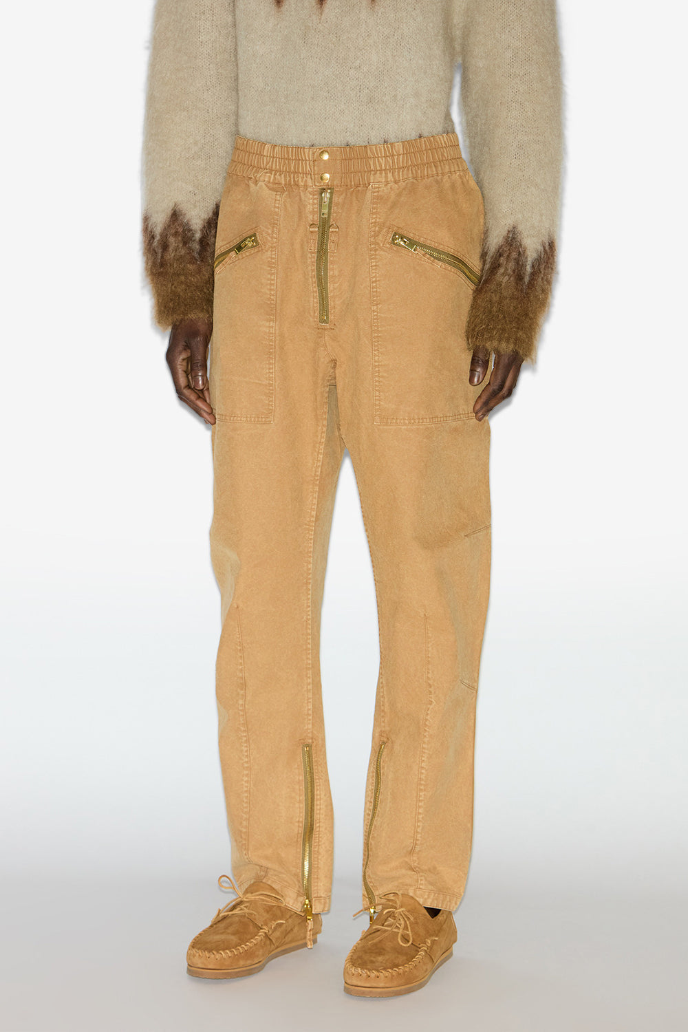 Pantalon tils en coton - Bronze - Man - 4