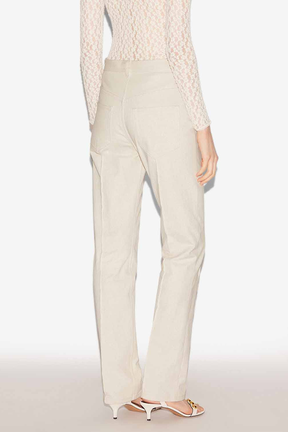 Lirokae denim jeans - Ecru - Woman - 5