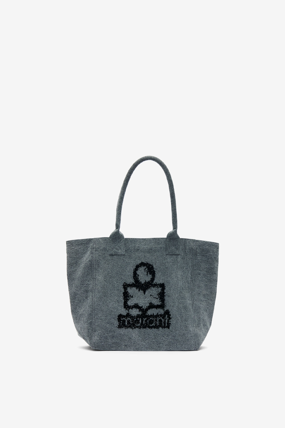 Sac small yenky en coton délavé à logo - Gris - Woman - 1