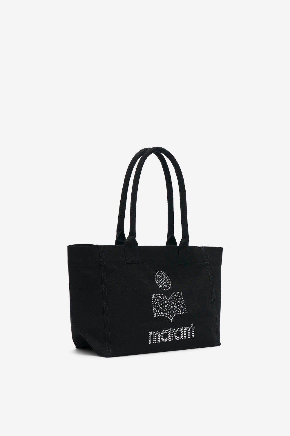 Sac small yenky en coton délavé à logo - Noir délavé - Woman - 5