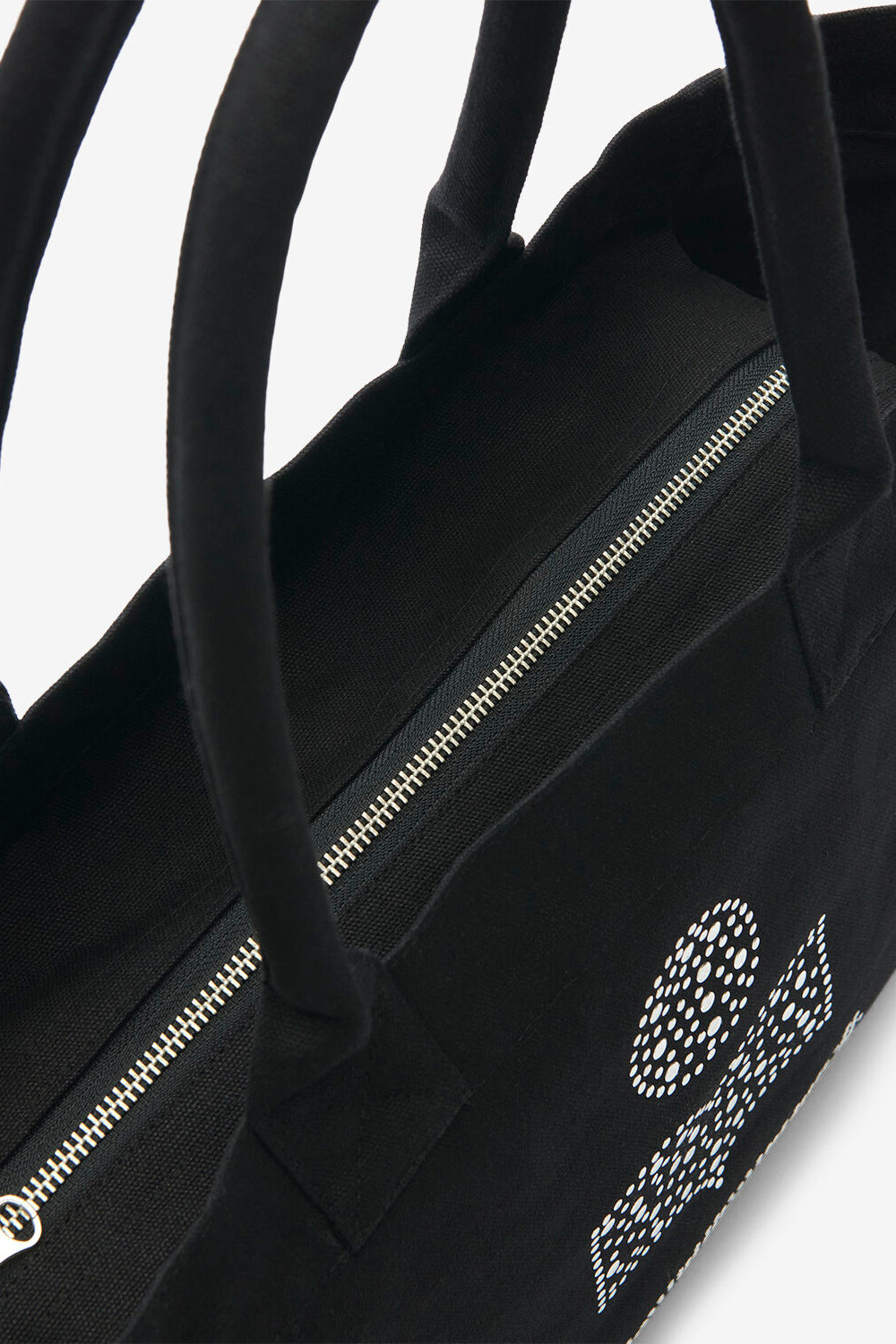 Sac small yenky en coton délavé à logo - Noir délavé - Woman - 3