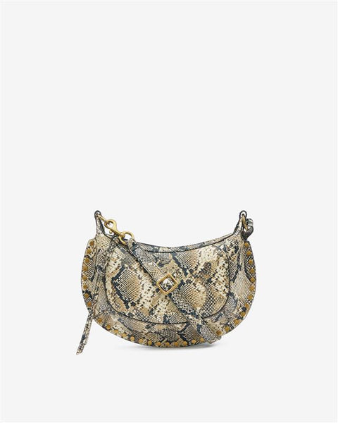 【送料&関税込】Isabel Marant Oskan Moon Leather Shoulder Ba OSKAN MOON BAG Woman beige | ISABEL MARANT Official online store