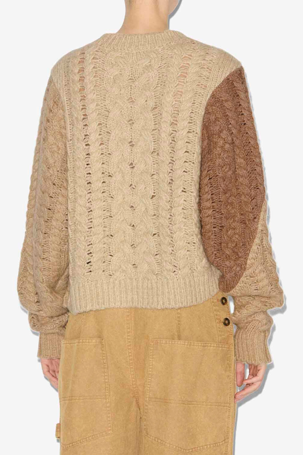 Pullover daryl aus patchwork - Beige - Woman - 5