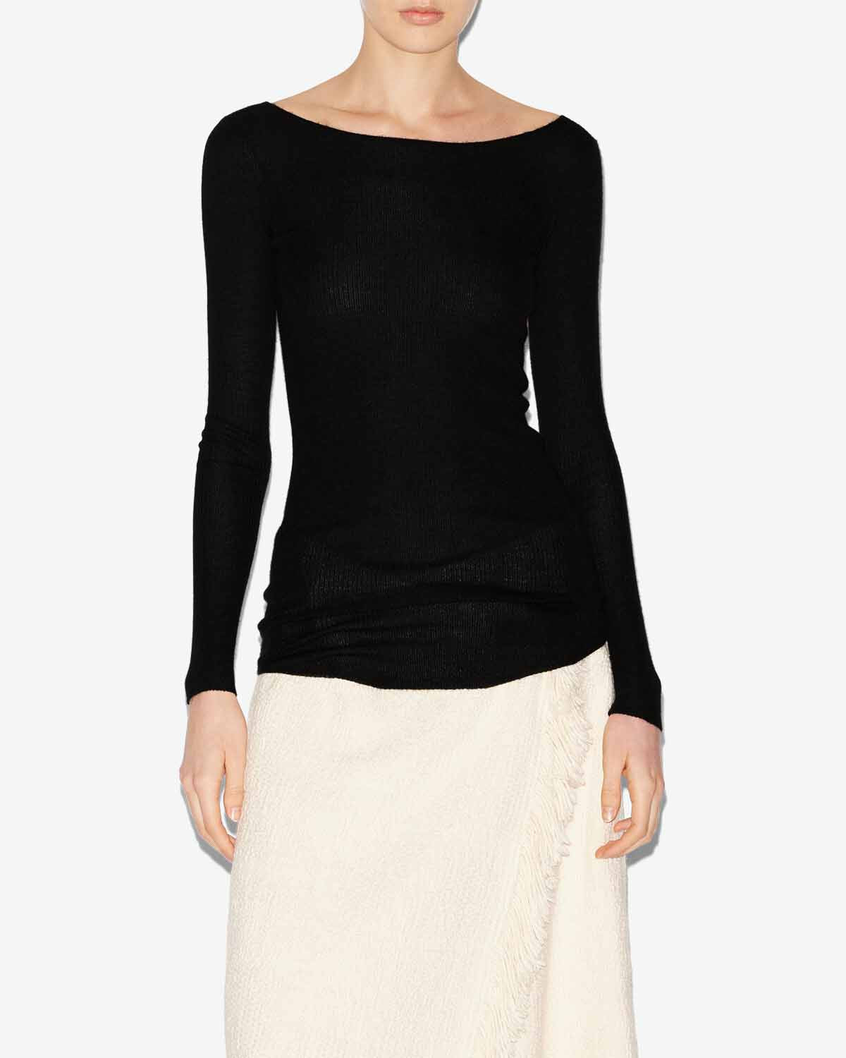 Maglione izzie in seta e cashmere - Nero - Woman - 3