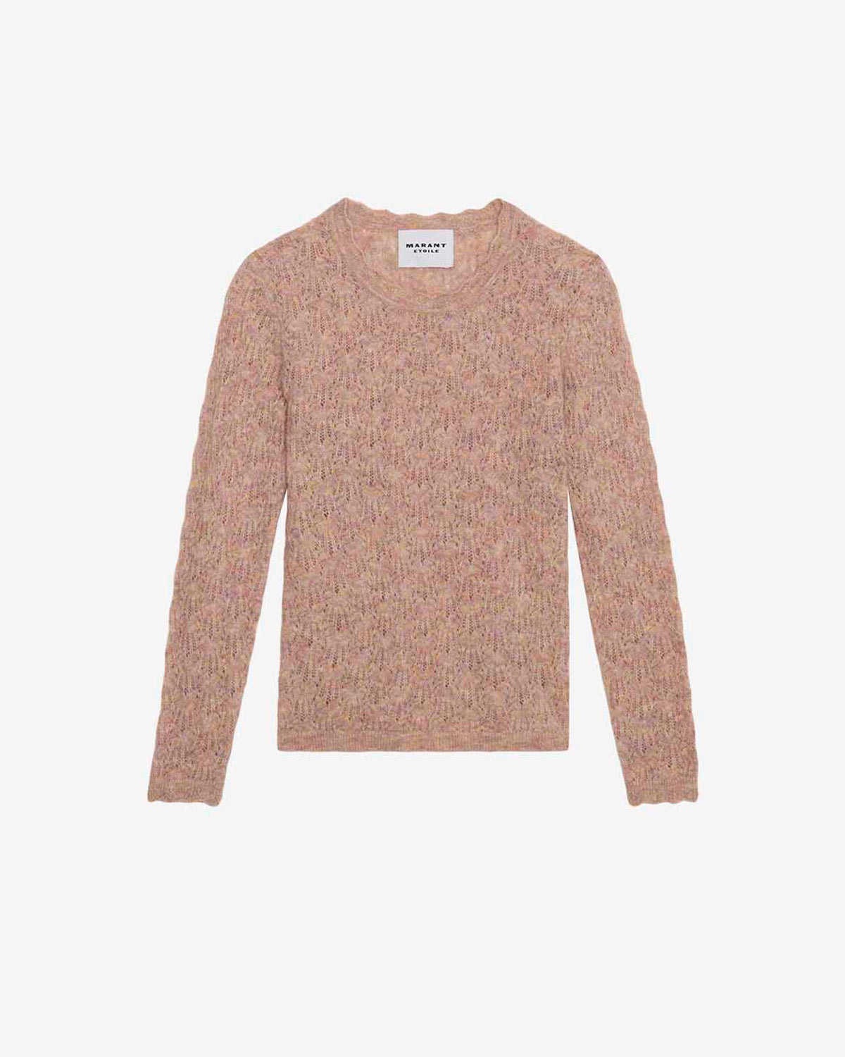 Pull obeline en maille dentelle - Multicolor beige - Woman - 5