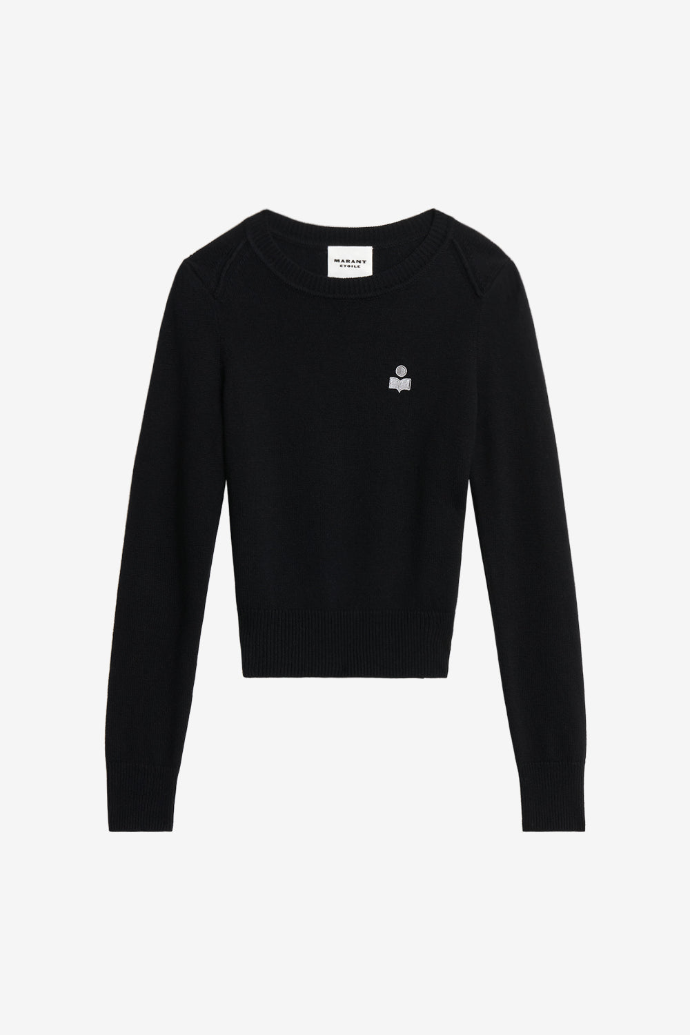 Maglione con logo in cotone abelle - Nero - Woman - 1