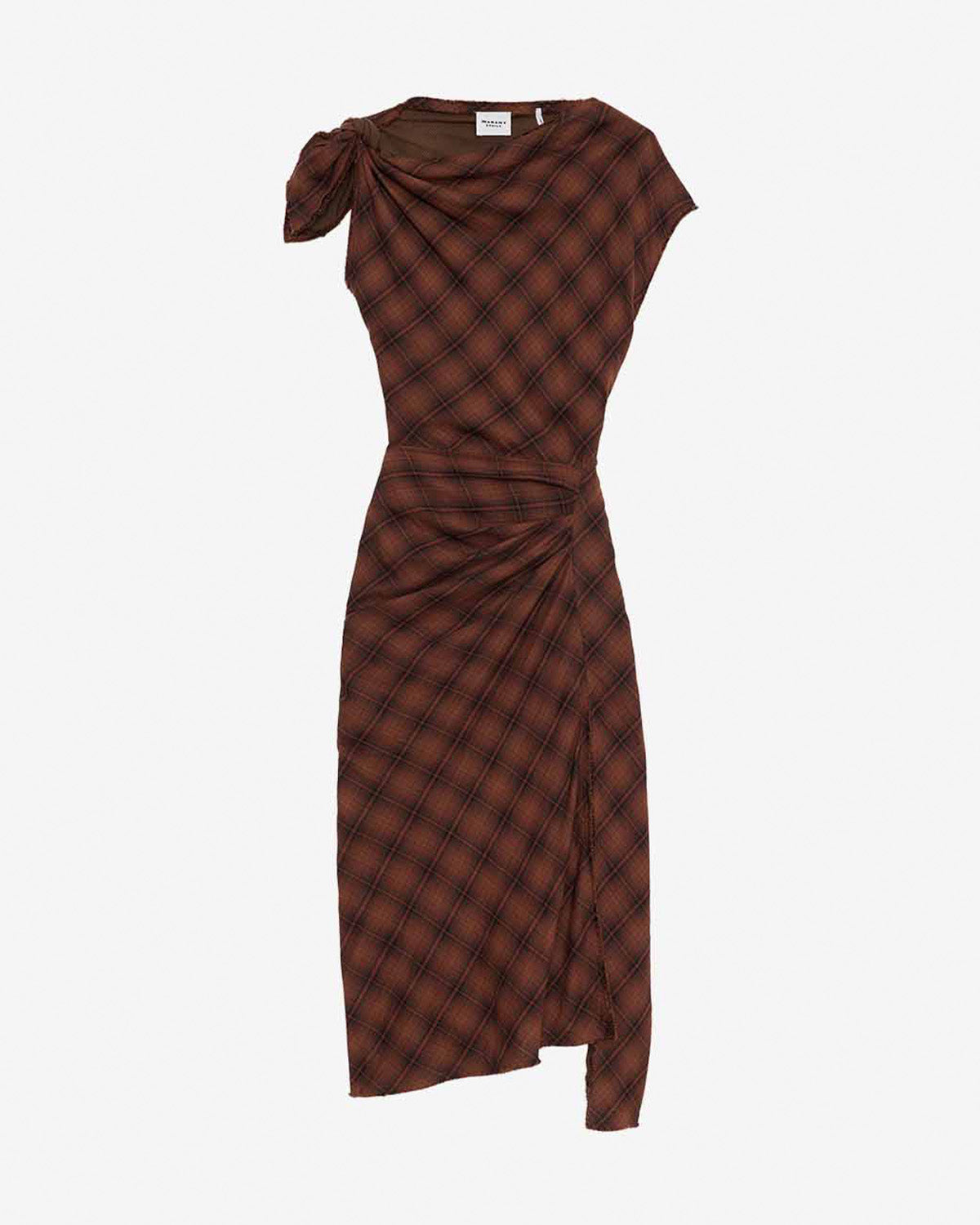ワンピース ISABEL MARANT ETOILE Woman Dress Brown RO0799FAC3J01E 67KI Dresses and Skirts Etoile Woman | ISABEL MARANT Official