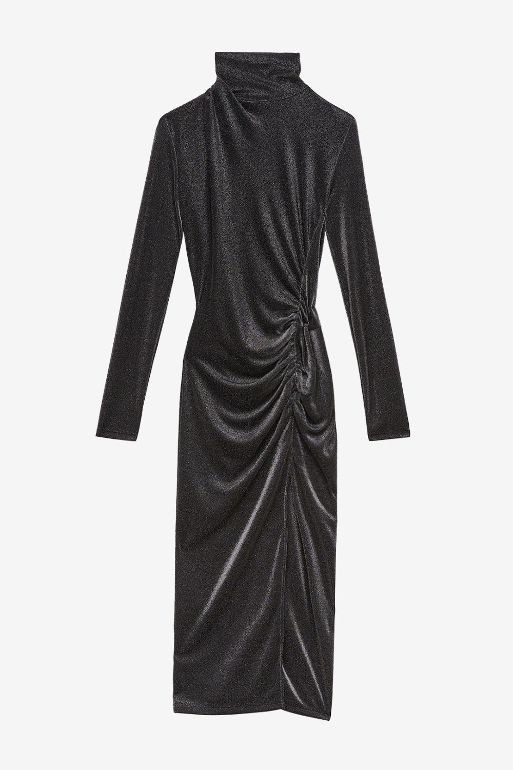 Abito lungo in lurex jenisa - Gun metal - Woman - 1