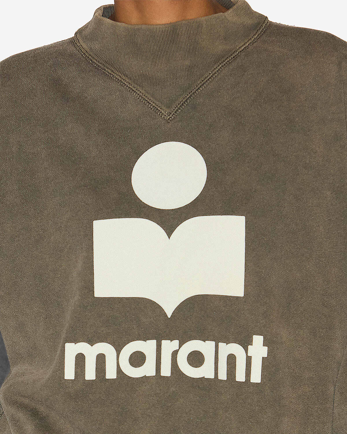 Sweatshirt moby Woman Dark bronze-ecru 4