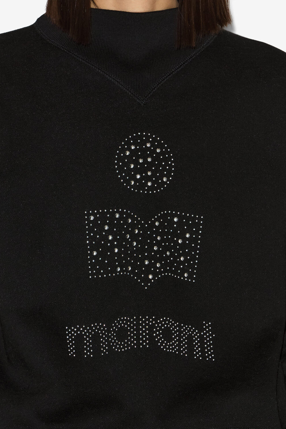 Felpa moby in cotone felpato - Nero - Woman - 3