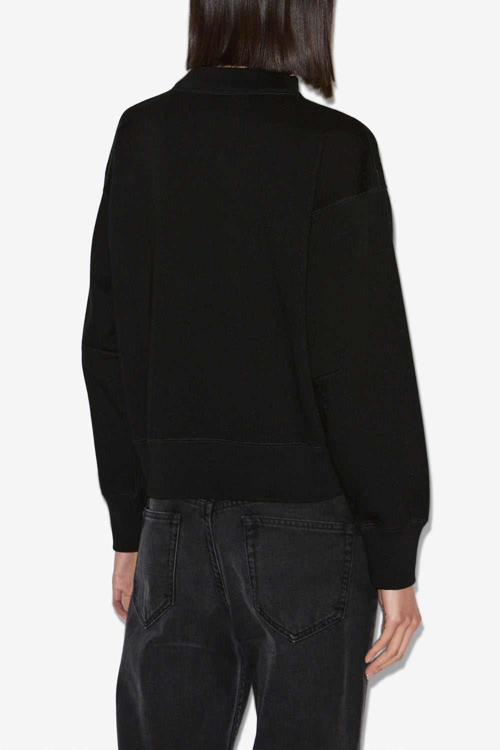 Felpa moby in cotone felpato - Nero - Woman - 5