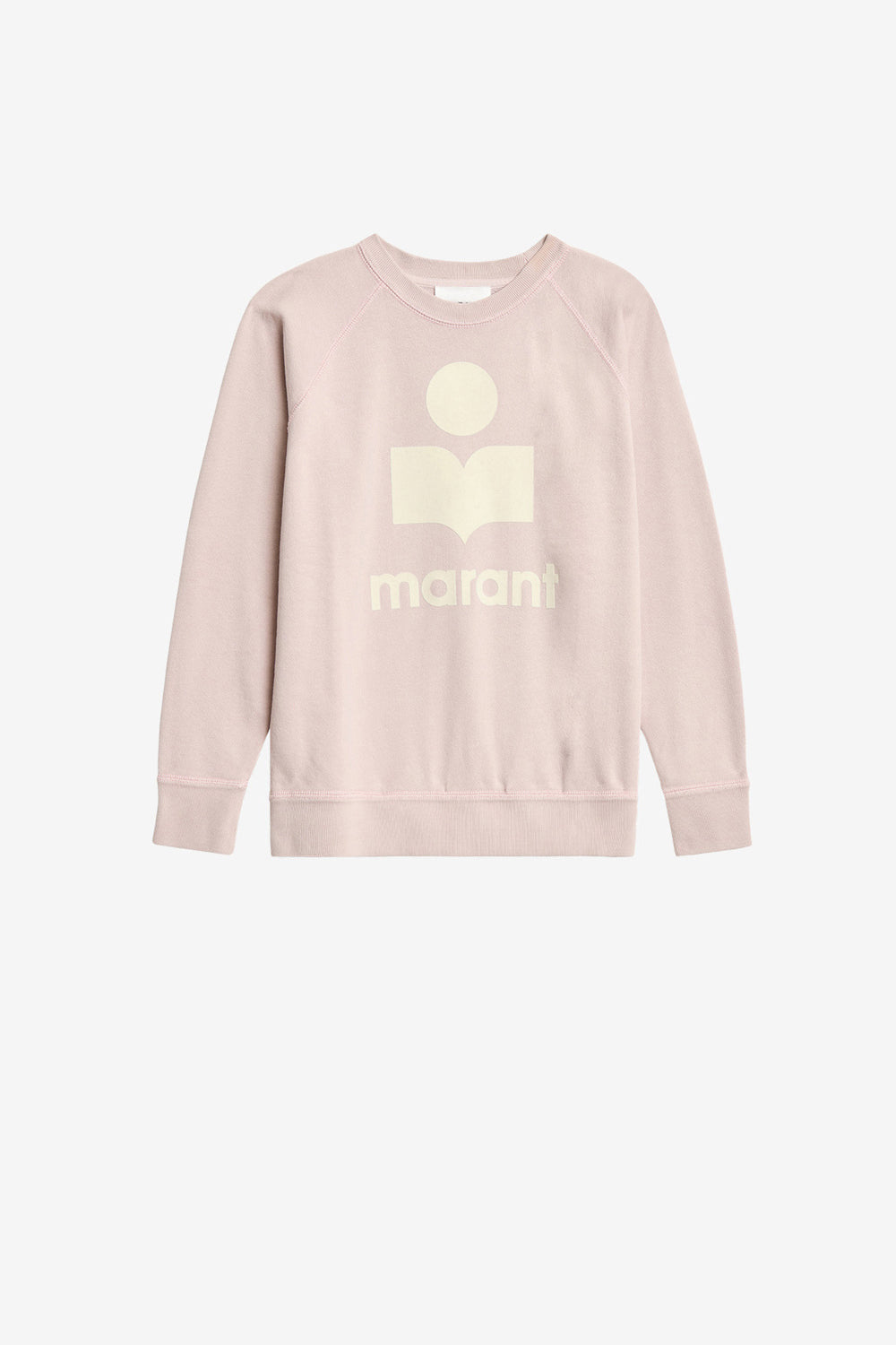 Sudadera millyny de algodón con logotipo - Light pink-ecru - Woman - 1