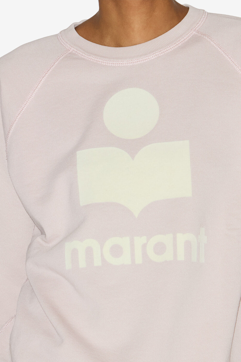 Sudadera millyny de algodón con logotipo - Light pink-ecru - Woman - 3