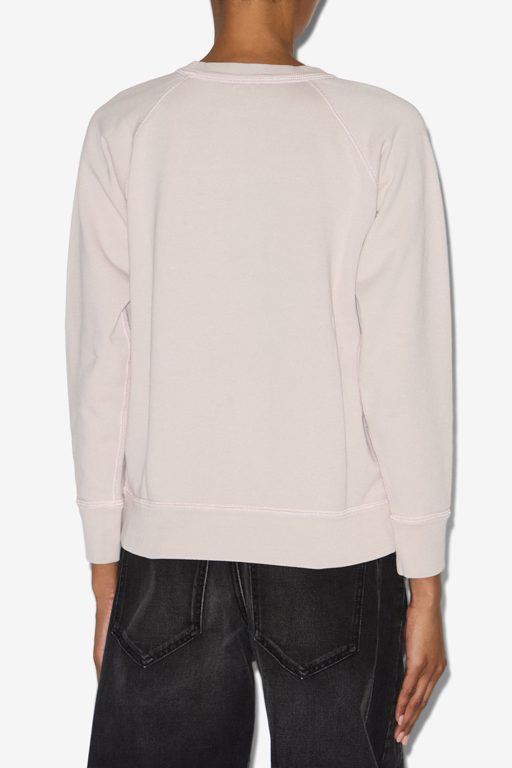 Sudadera millyny de algodón con logotipo - Light pink-ecru - Woman - 5