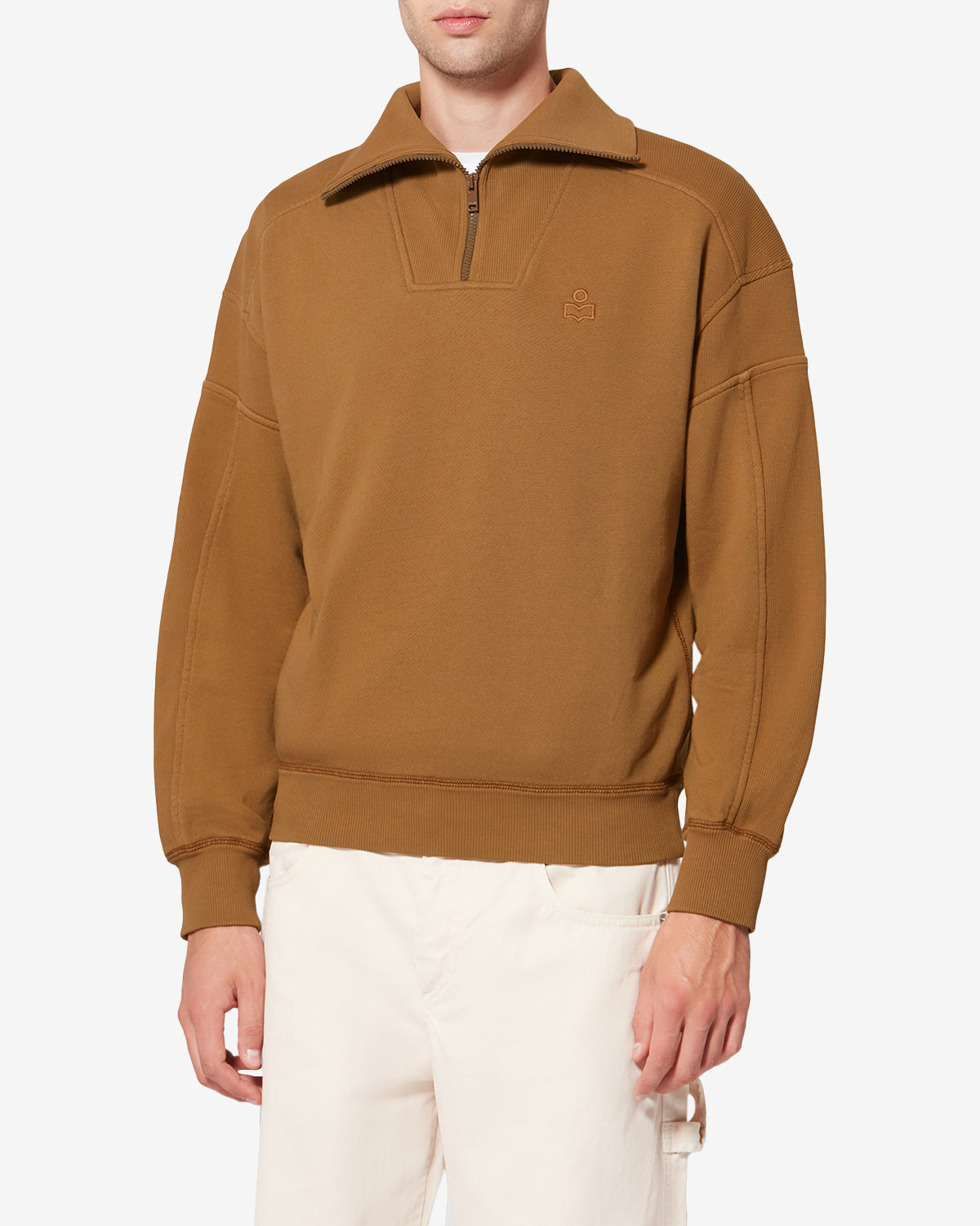 Sweatshirt malone Man Camel 4