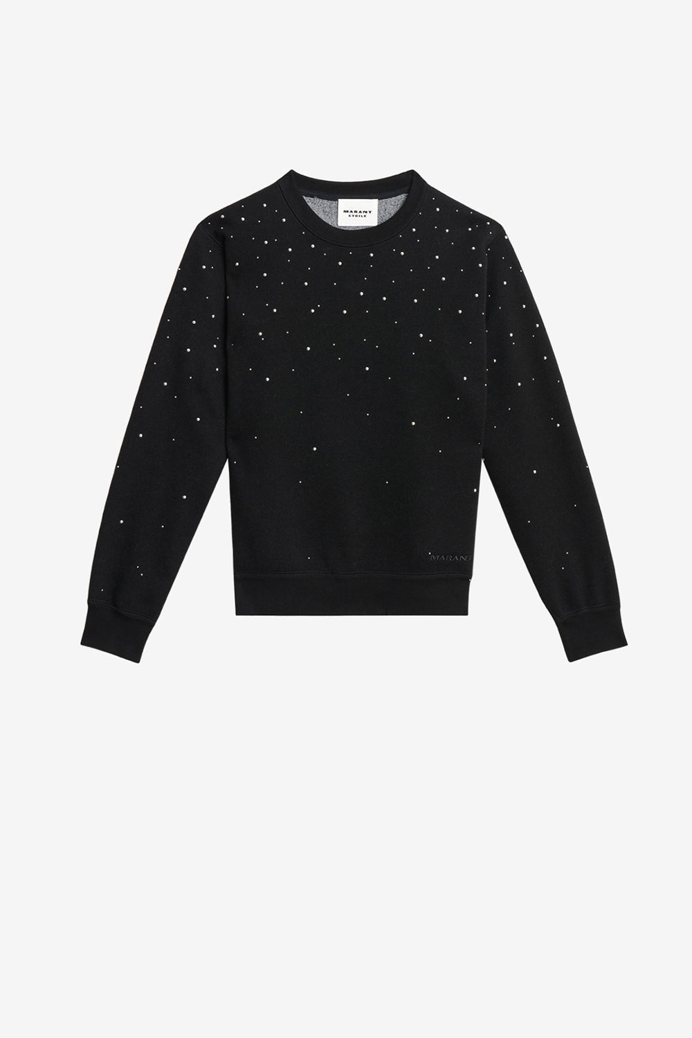 Felpa riseda con borchie - Nero - Woman - 1