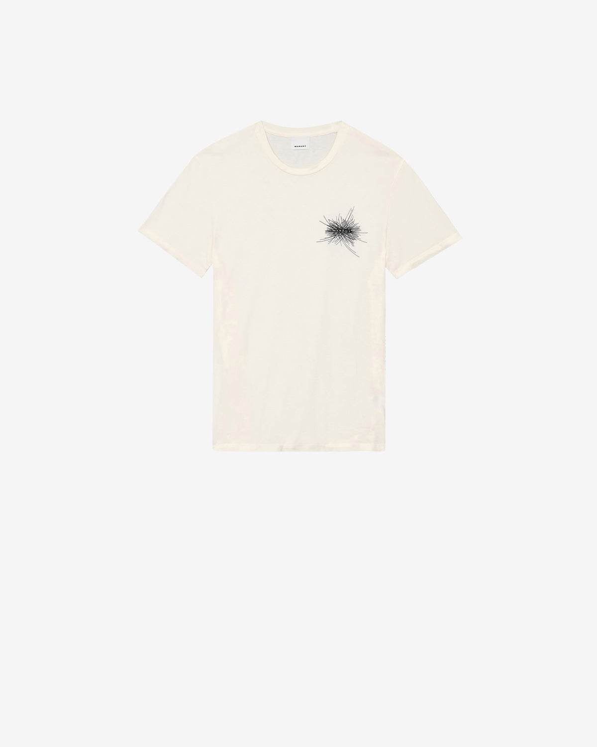 T-shirt honore à logo brodé - Écru - Man - 5