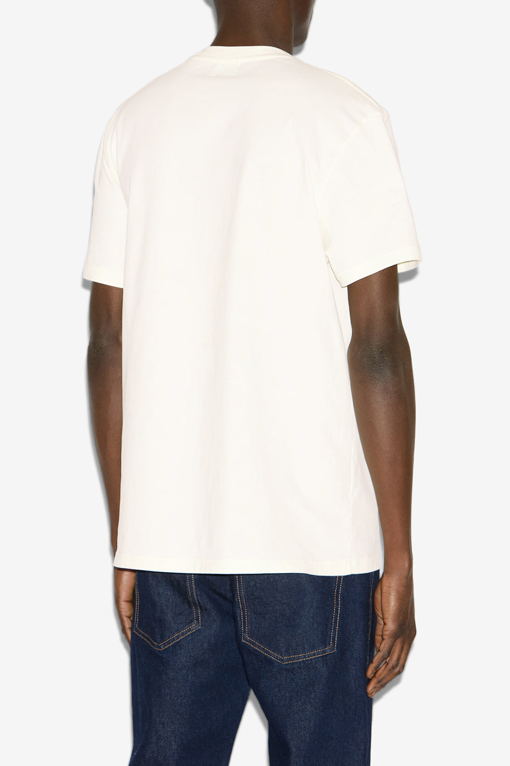 T-shirt honore à logo brodé - Écru - Man - 5
